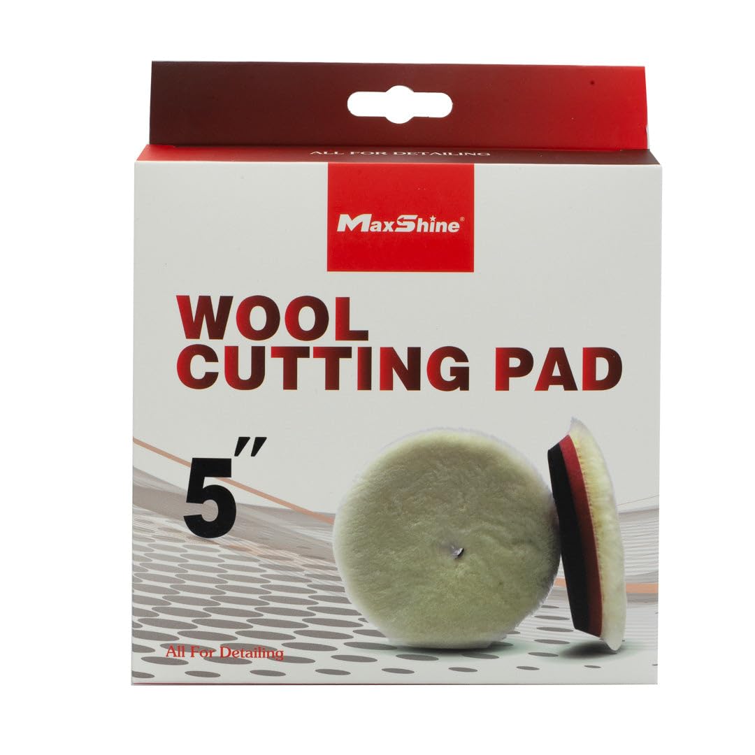 6 inches MaxShine Premium Wool Cutting Pad