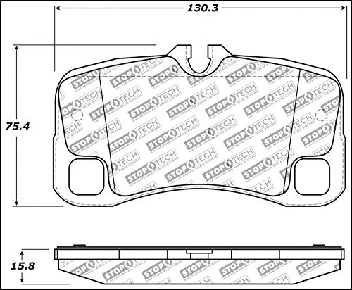 Sport Brake Pads StopTech 309.13000 with Shims and Hardware