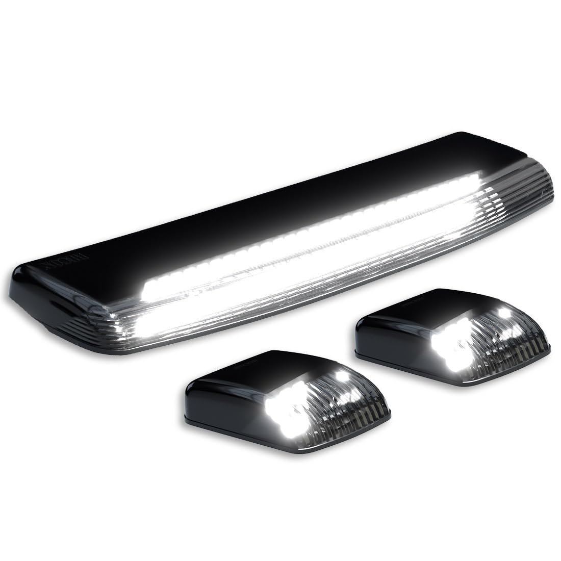 Cab Roof Light Kit Recon Truck Accessories 264157BKS Fits Chevrolet Silverado 2500 HD