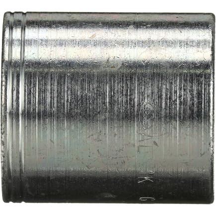 Gates GlobalSpiral Couplings 6GS1F-2, GS Ferrule for Wire Braid Hose, Zinc Plated Carbon Steel, 1.20", 3/8" ID