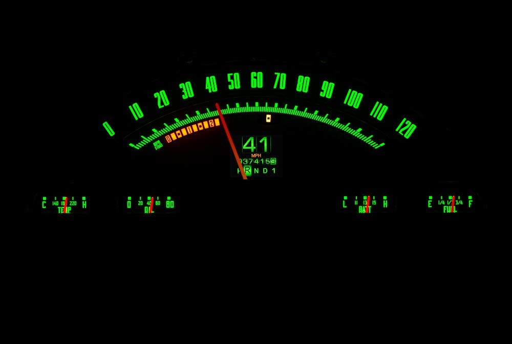 Dakota Digital Retrotech Gauge Instrument System RTX-56F-PU-X Compatible with 1956 Ford Pickup F100