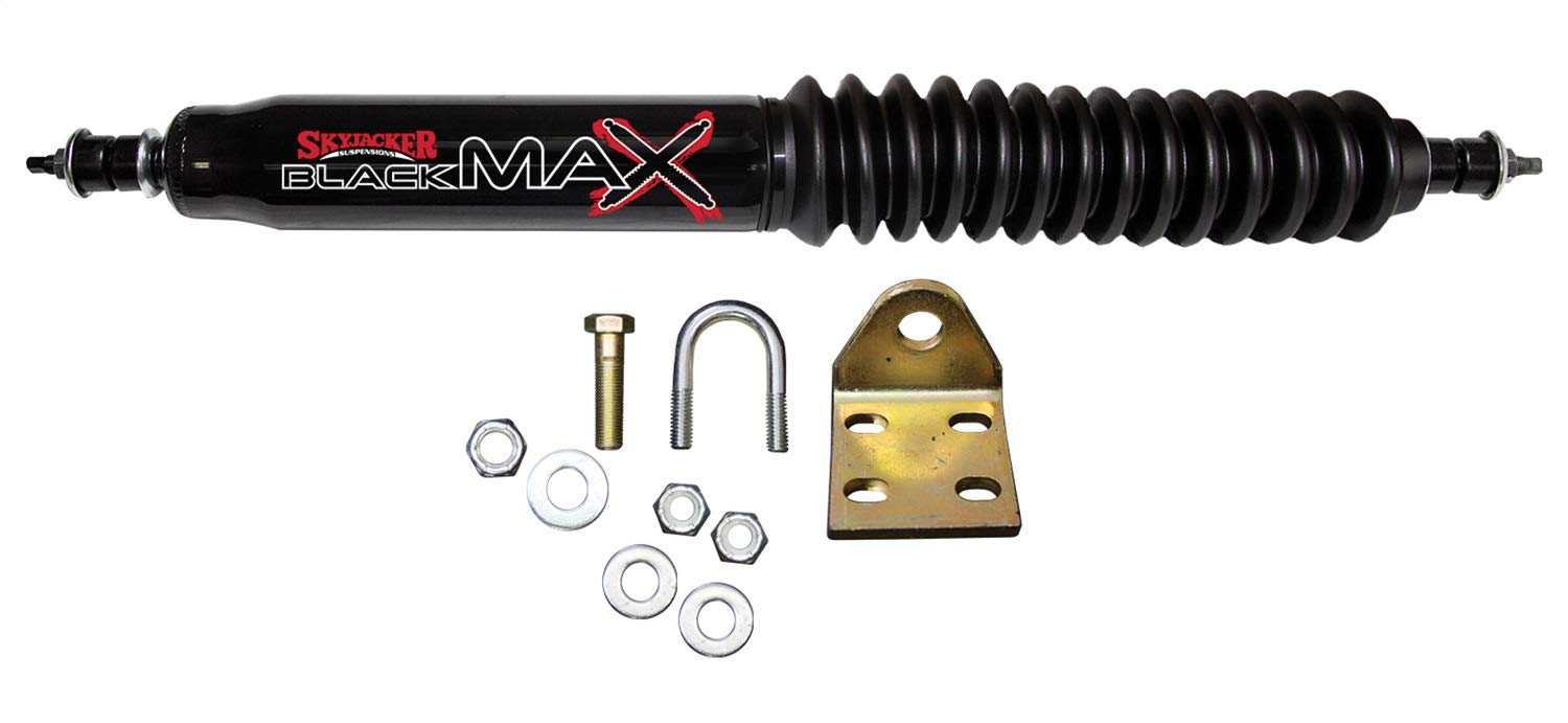 Steering Stabilizer, Skyjacker 8175 Single Kit, Black, Steering Stabilizer, Single Kit