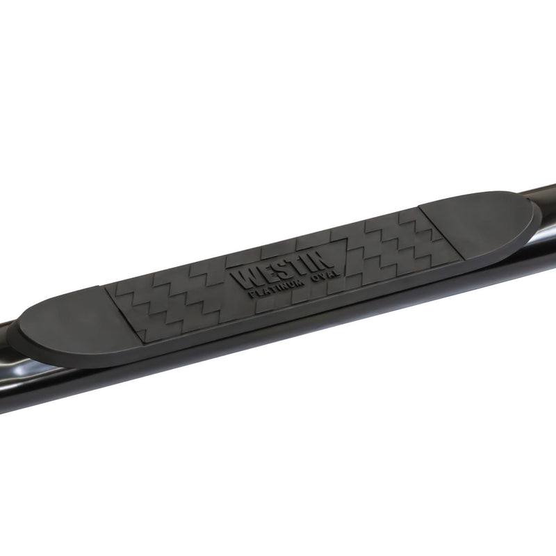 Platinum Westin 21-3555 Oval Step Bar , Black , 4 inch