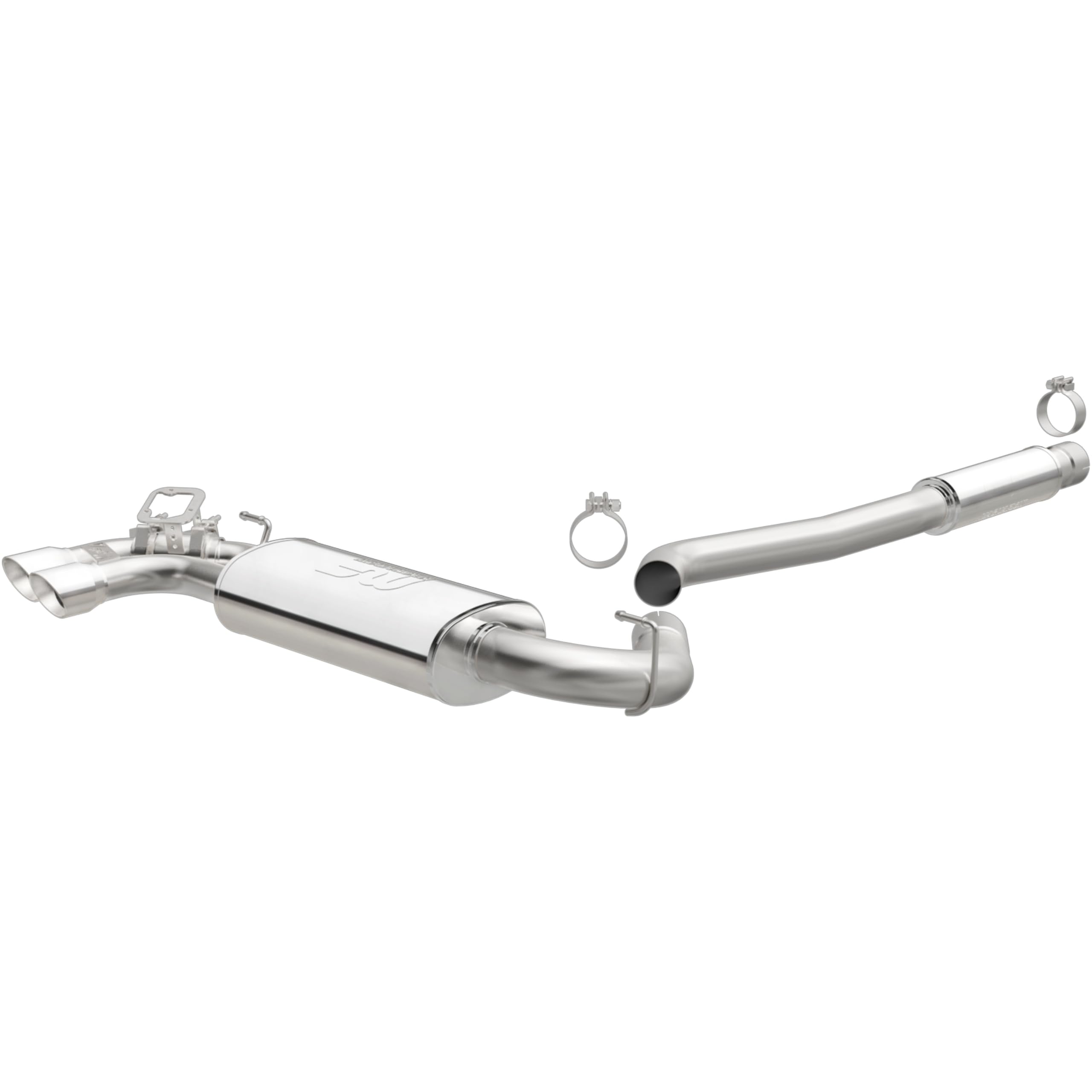 Performance MagnaFlow Exhaust System 19195: Cat-Back, Touring Series, Dual Straight Driver Side Rear Exit Style