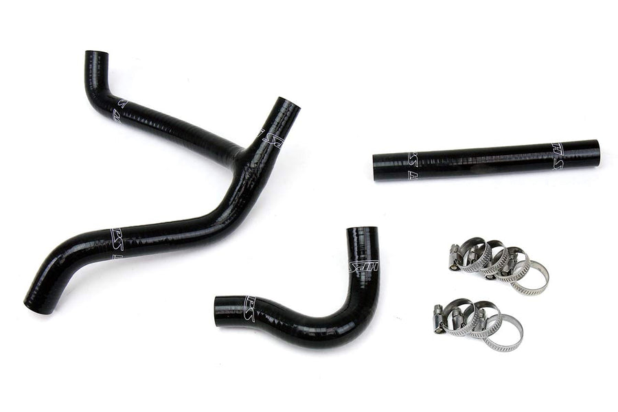 Black HPS 57-1253-BLK Silicone Radiator Coolant Hose Kit