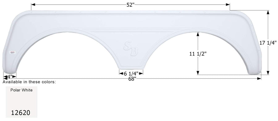 Fender Skirt ICON, Tandem, Sunnybrook, FS2620, Polar White