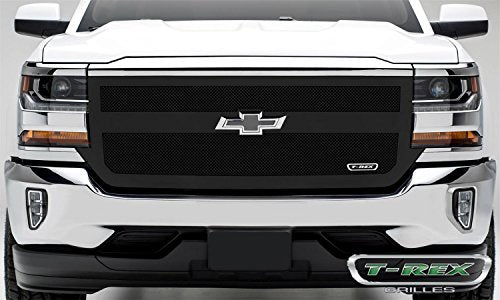 2016-2018 Silverado 1500 T-Rex Grilles Upper Class Series Main Grille, Black, 1 Pc, Replacement, 1 Bar Design - PN #51131