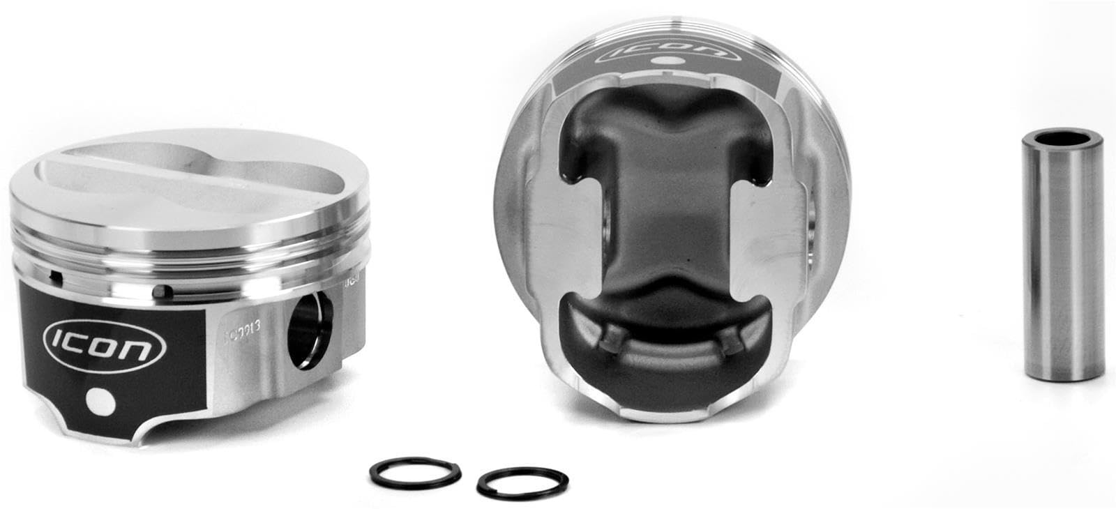 FHR Piston Kit ICON IC9913KTM.030 w/Rings - Chevy 350 5.700" Rod