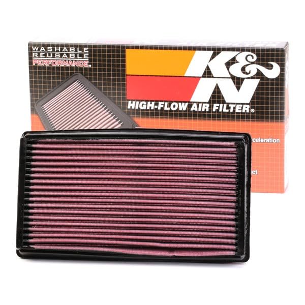 K&N Engine Air Filter: Replacement Car Air Filter, Reusable, Clean Every 75,000 Miles, Washable, Premium: Compatible with 1998-2008 FORD (Tourneo Connect, Transit, Focus, Focus ST170, SVT), 33-2819