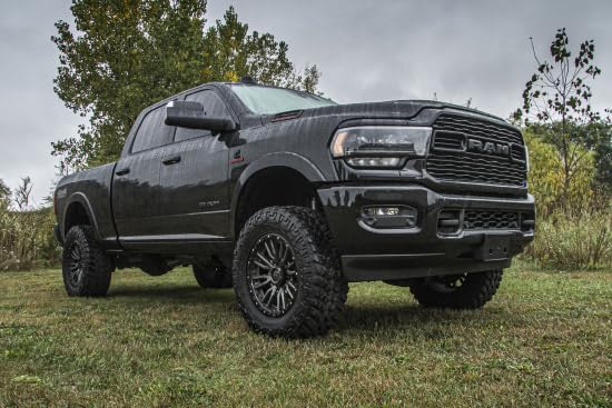 Zone Offroad 2019-2023 Dodge/Ram ZOND143F 3500 4WD Diesel; 2024 Ram 1500/2500/3500 | 3 inch Full Radius Arm Suspension Lift Kit (Front & Rear) | FOX 2.0 Adventure Series Shocks