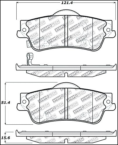 Sport Brake Pads StopTech 309.13520 with Shims and Hardware