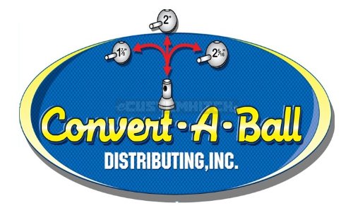 1” Super-Long Shank Convert-A-Ball & 3 Trailer Hitch Balls Set 1-7/8" 2" 2-5-16"