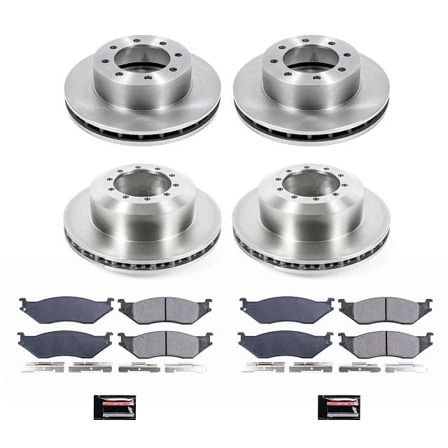 Power Stop Autospecialty KOE4416 Front and Rear Replacement Brake Kit-OE Brake Rotors & Ceramic Brake Pads