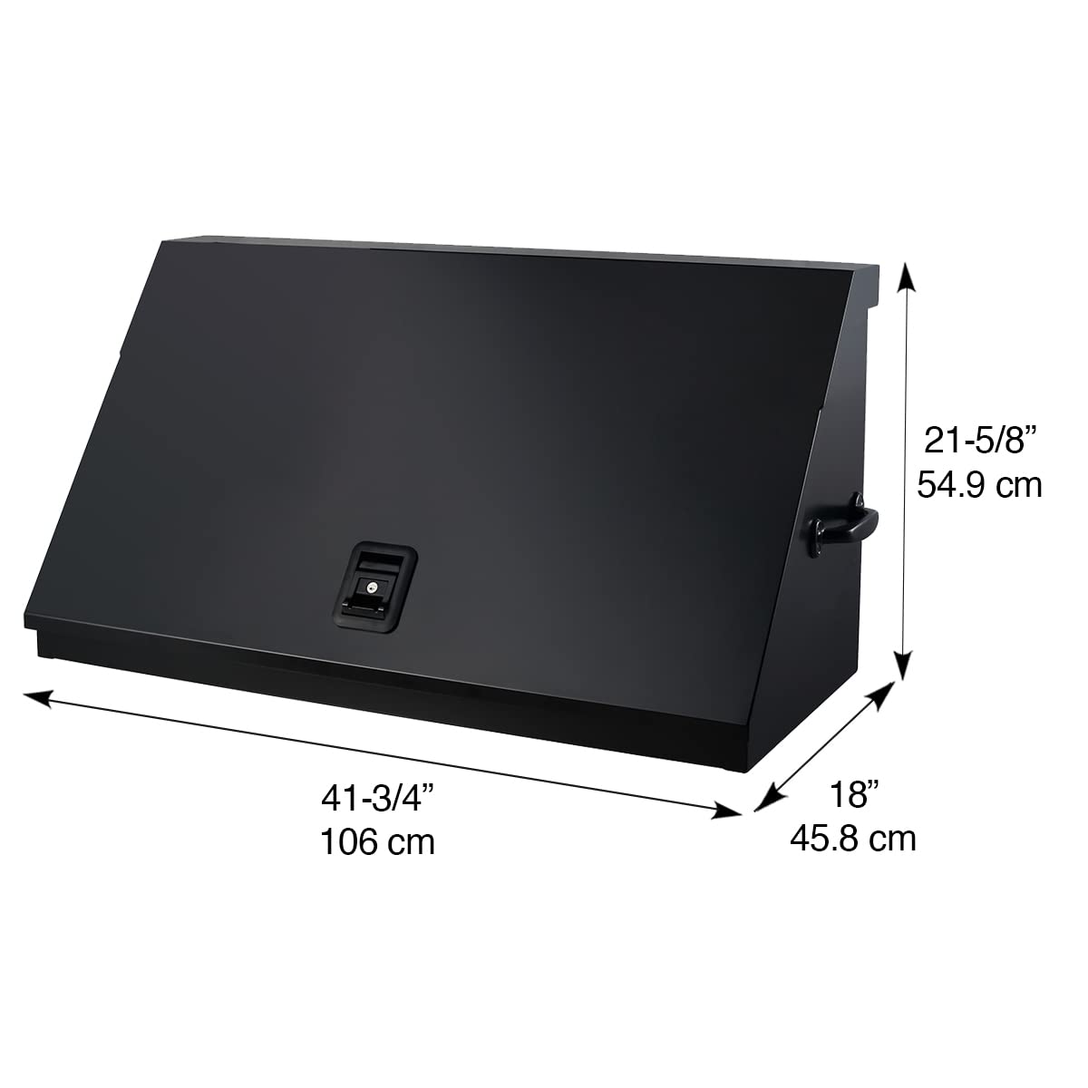 41" x 18" Heavy Duty Steel Toolbox Montezuma (steel, flat black)