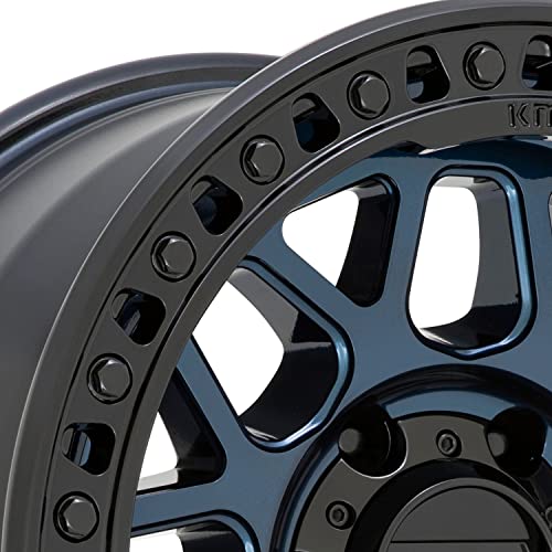 KMC 20x9 KM549 GRS Blue Wheel Rim 5x5" +0mm 20" Inch KM54929050900