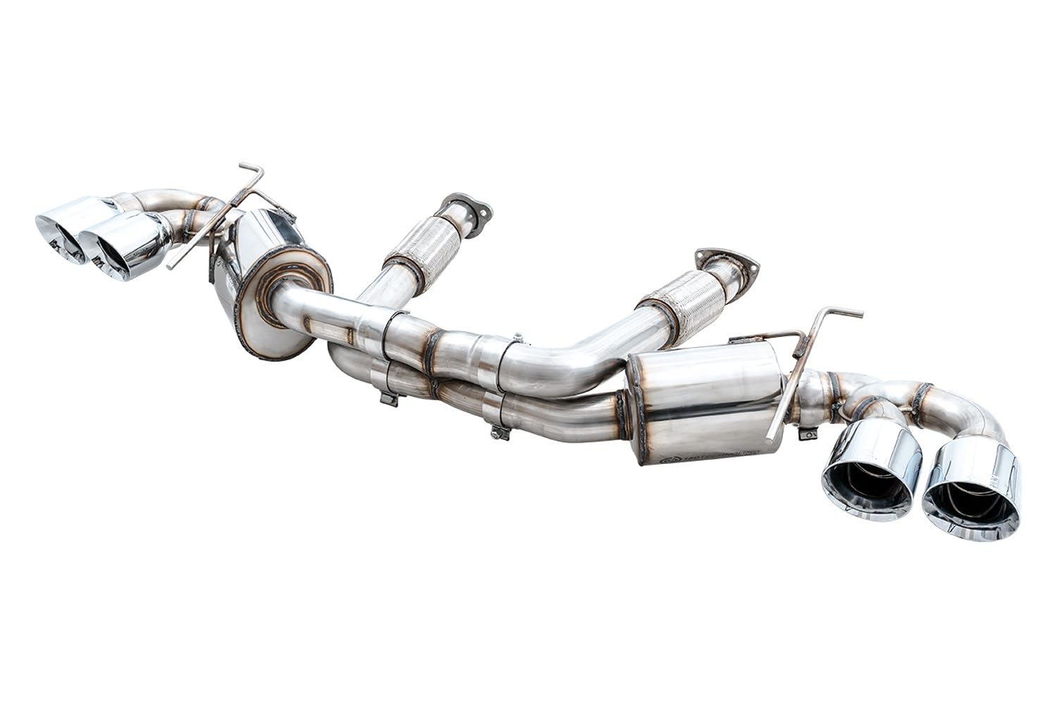 AWE Tuning Cat-Back Track Exhaust, Chrome Tips for 2020-2023 Corvette