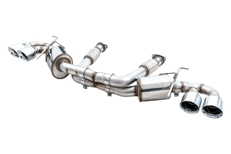 AWE Tuning Cat-Back Track Exhaust, Chrome Tips for 2020-2023 Corvette