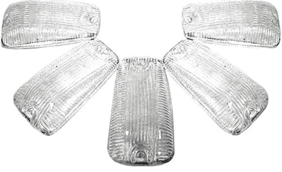 Recon Clear Cab Roof Lights 264159CL 1988-2002 Chevy & GMC CK Series Heavy-Duty (5-Piece Set)