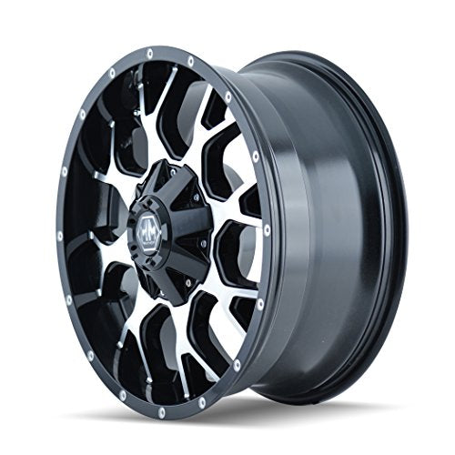 Warrior Mayhem 8015 Black Wheel with Machined Face (20x9"/12x139.7mm)