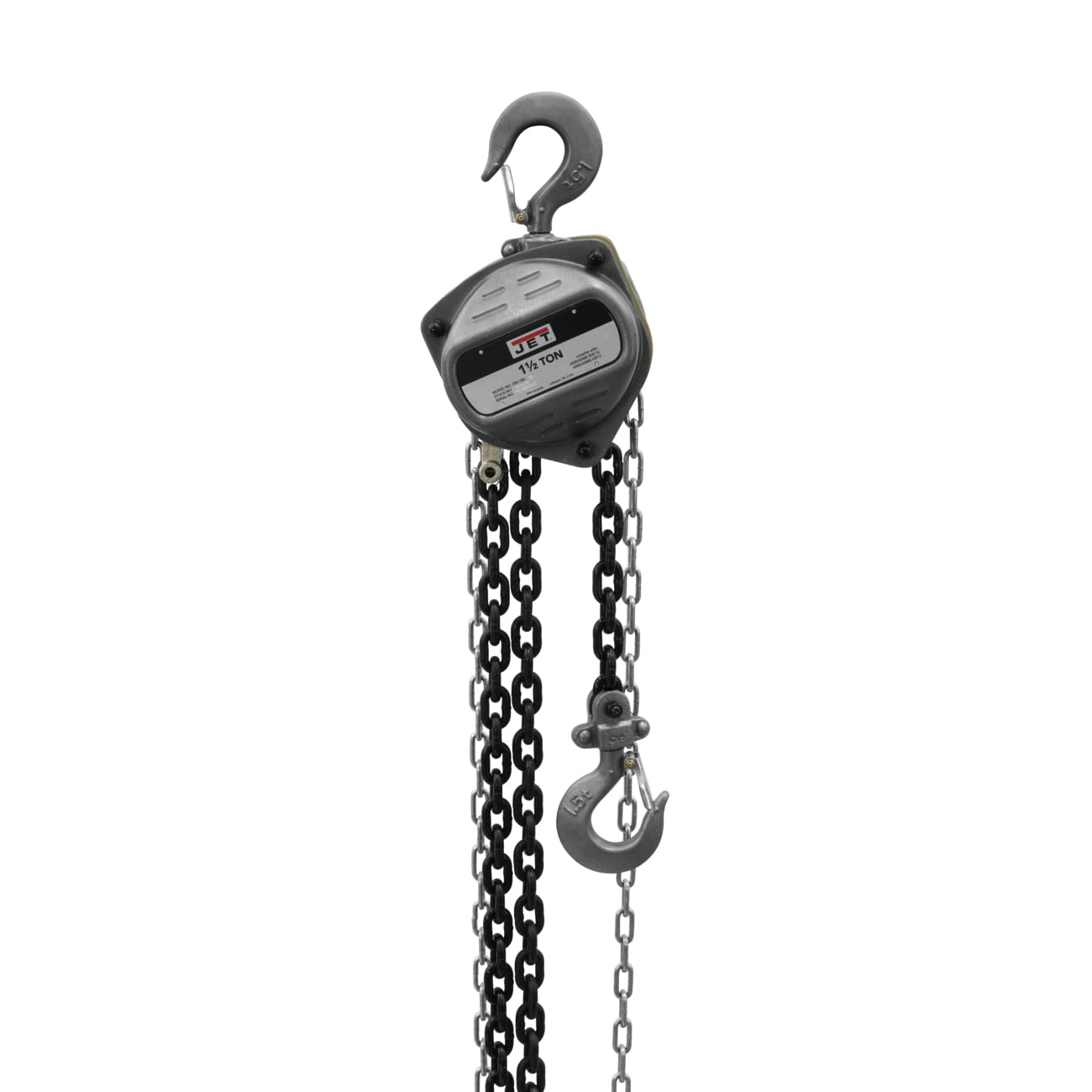 1-1/2 Ton JET Hand Chain Hoist, 20' Lift (Model S90-150-20)
