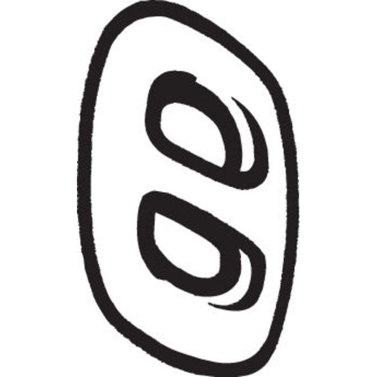 Rubber Strip Bosal, exhaust system 255829
