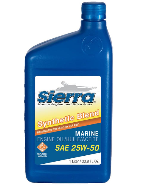 Sierra Oil 18-95528; Outboard 25W50 Fcw 1L Made by Sierra