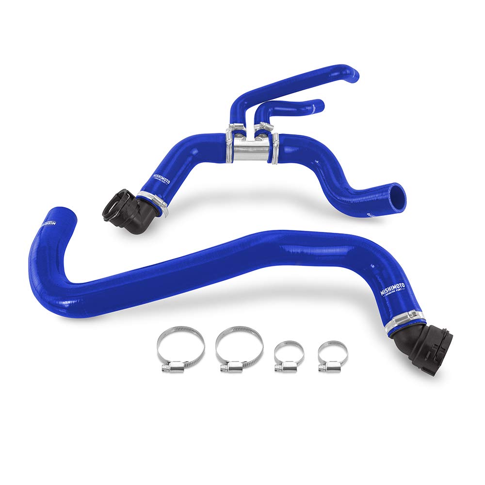 Mishimoto Silicone Radiator Hose Kit MMHOSE-F50-11BL, Compatible With 2011-2014 Ford F-150 5.0L V8, Blue