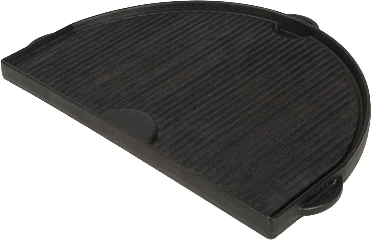 Half Moon Primo PGS-95-0360 Cast Iron Griddle for Oval Grill, Extra Large