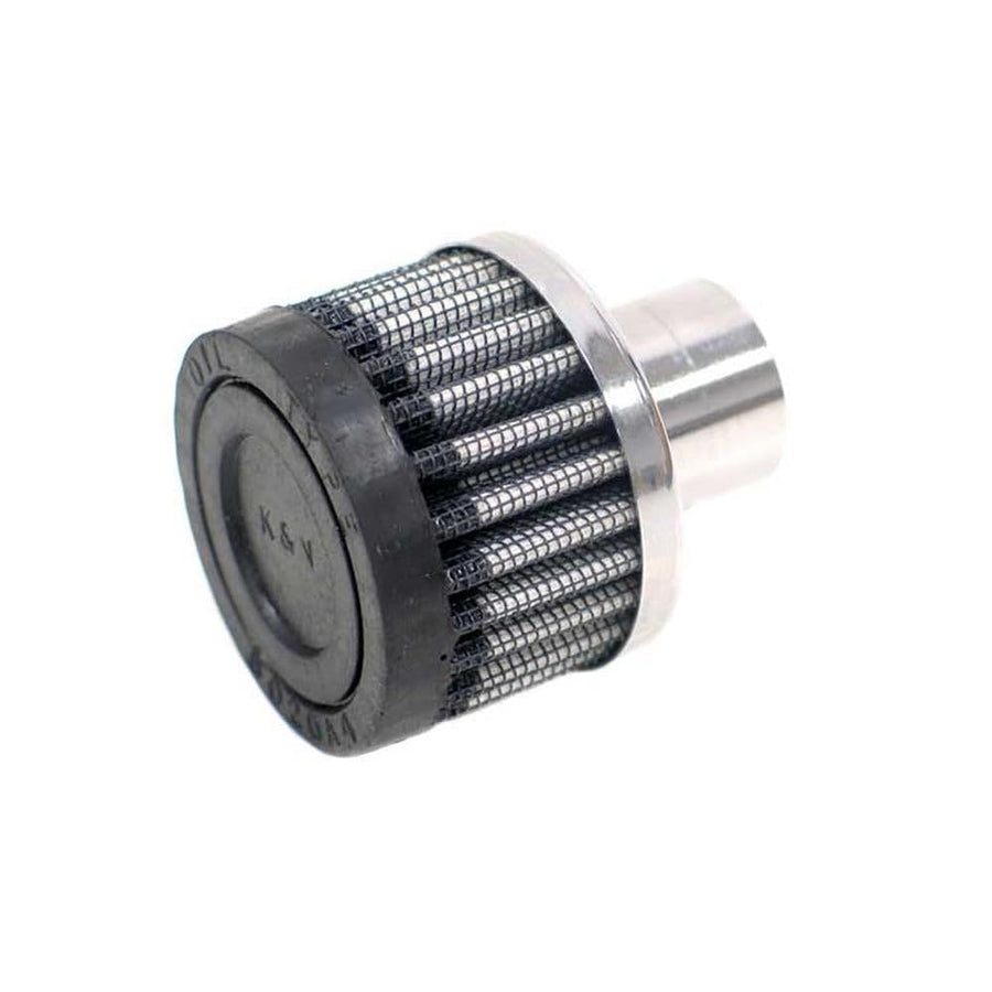 K&N Air Filter/Breather Vent: High Performance, Premium, Washable, Replacement Engine Filter: Filter Height: 1.5 in, Flange Length: 1 in, Shape: Breather, 62-1040