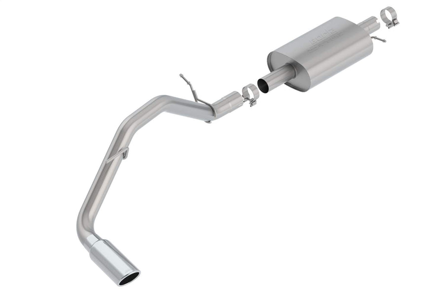 BORLA Cat-Back 140788 System for 2019-2023 Ford Ranger 2.3L 4 Cyl. Auto. Trans.2 & 4 Wheel Drive SuperCab (Ext.) Cab With Std. Bed (6') 126.8" WB/SuperCrew (Crew) Cab With Short Bed (5') 126.8" WB.