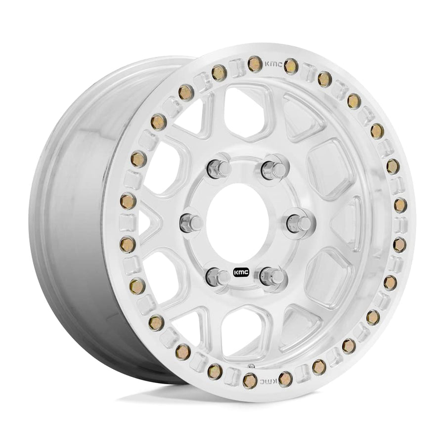 KMC Wheels 17X9 MESA FORGED BEADLOCK 6X6.55 0mm RAW MACHINED - KM44479091500