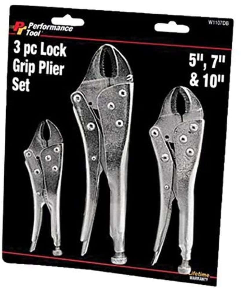 3PC LOCKING PLIERS SET