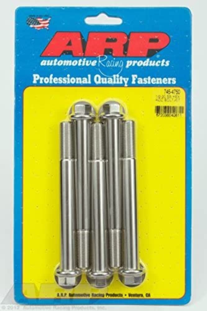 ARP 1/2-20" x 4.750 UHL 6-Point Stainless Steel Bolt Kit - 5 Piece 745-4750