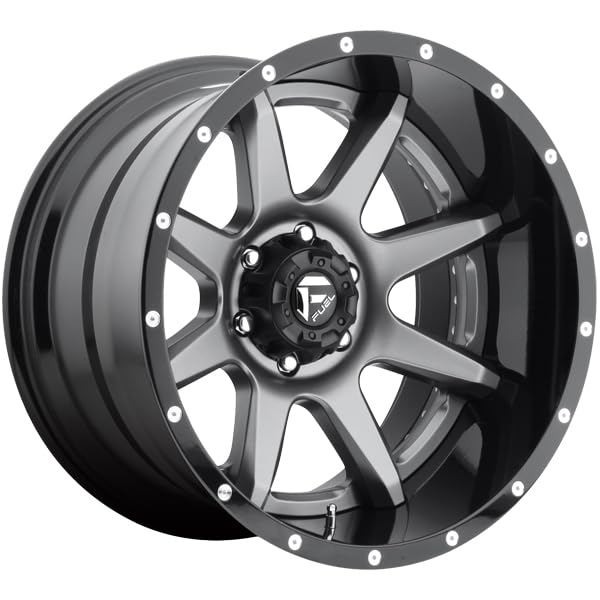 D238 Fuel 2PC 22X14 MT-GNMTL-BL -70MM - D23822407347 5X5.0