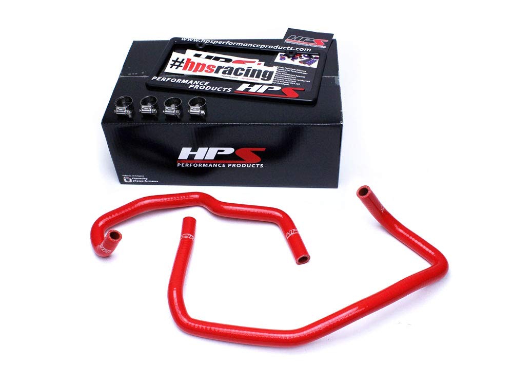 Red Silicone Heater Hose Kit HPS 57-1785-RED Coolant