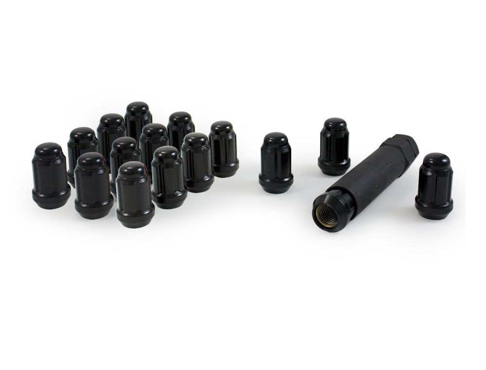 Gorilla 21132BC Automotive Small Diameter Acorn Black 4 Lug Kit (12mm x 1.50 Thread Size)