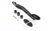 Lokar XBCA-9504 Performance Products Black 180 Degree Billet Aluminum Direct Fit Automatic Brake Pedal Arm With Xl Oval Pad