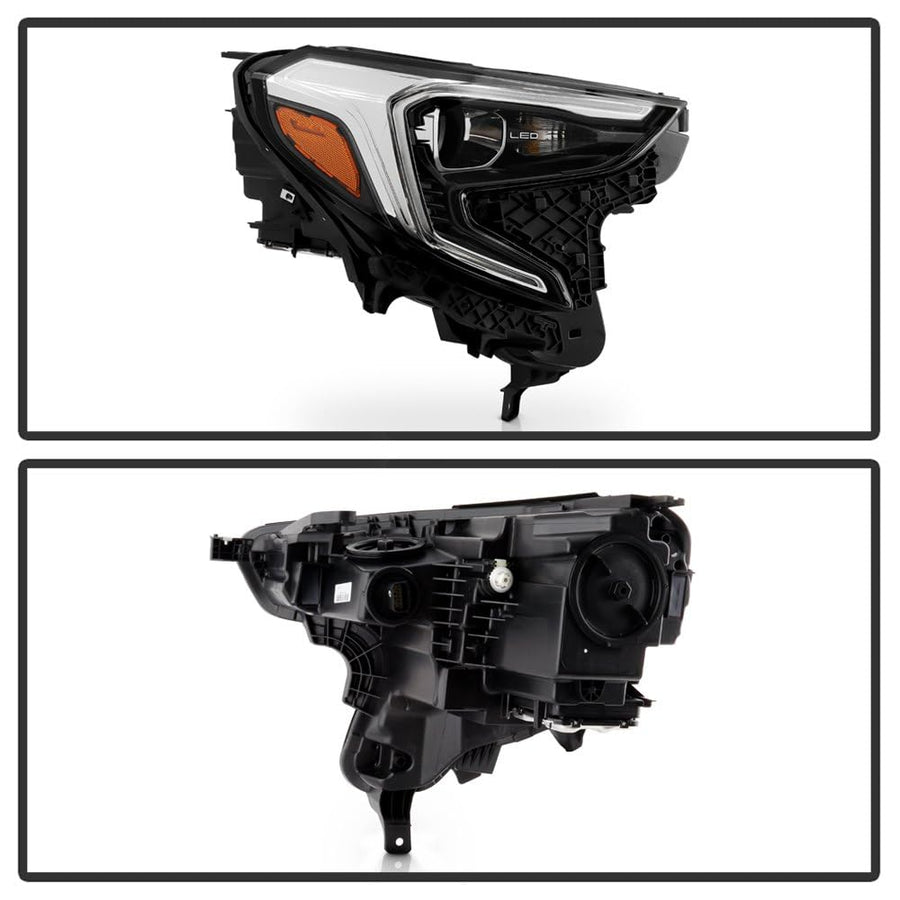 GMC Terrain 18-21 Spyder (POE) LED DRL HID/Xenon Projector Headlight - Low Beam-D5S(Not Included) ; High Beam-D5S(Not Included) ; Signal-7444NA(Included) - OE Right