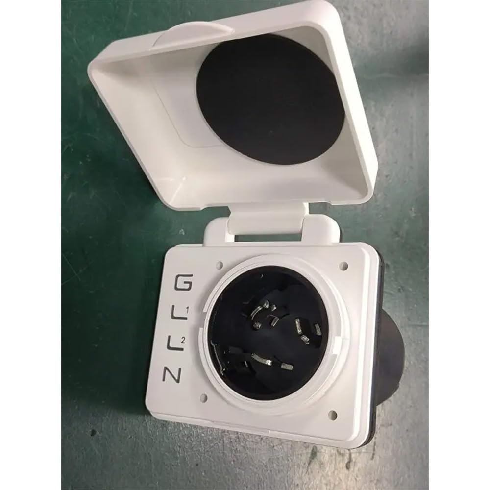 SafeView Smart RV Power Inlet – Power Watchdog SV50API-W, 50 amp, White
