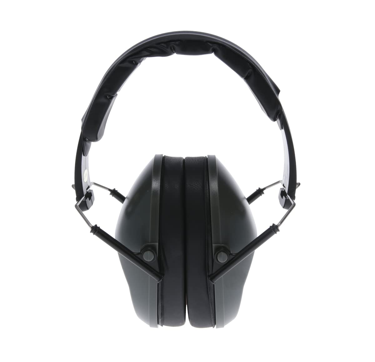 Walker's Lightweight Unisex Adult's Foldable Hearing Protection 22 dB Noise Reduction Pro Low-Profile Folding Passive Earmuffs, Grey