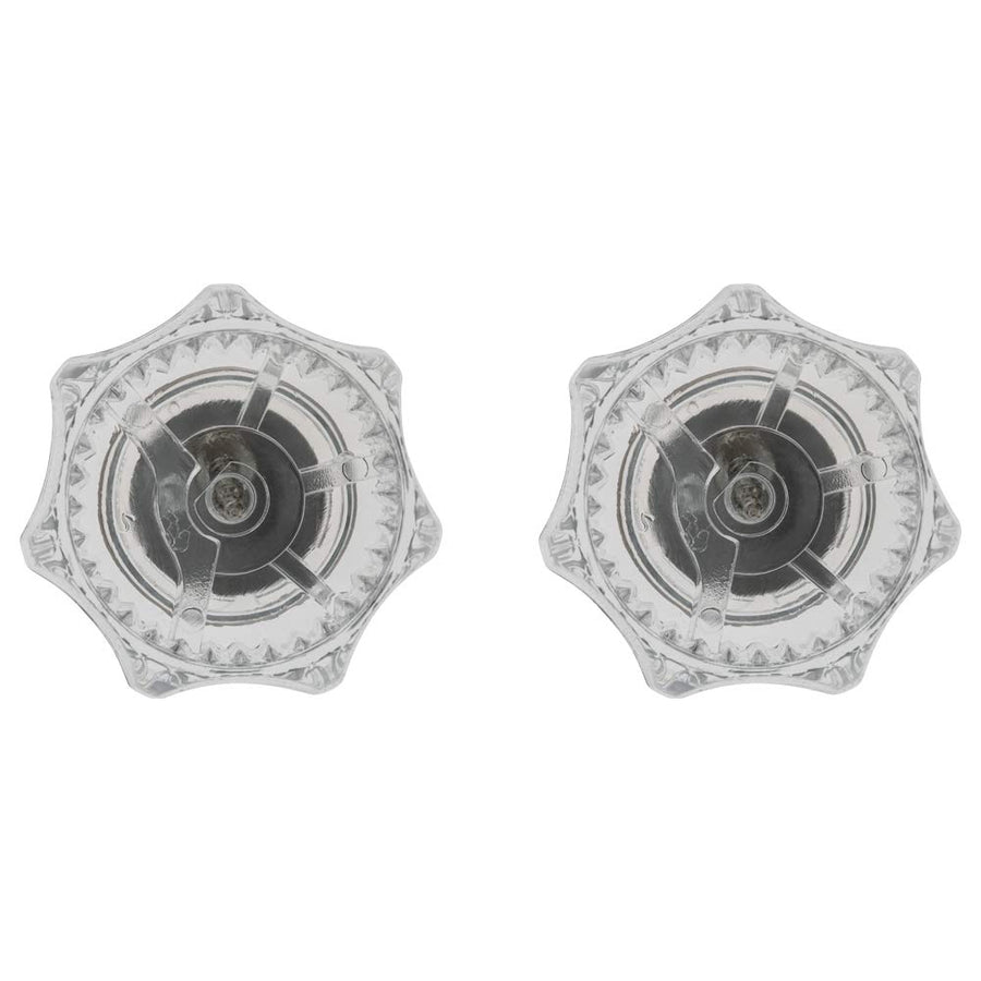 Dura Faucet RV Replacement Hot and Cold Crystal Acrylic Faucet Knobs for DF-RKA Faucet