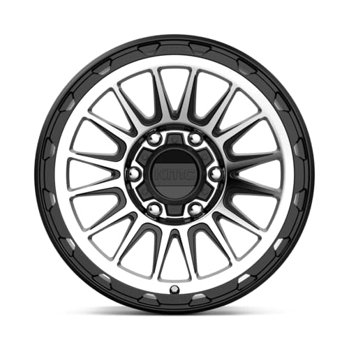 KMC Wheels 17X9 IMPACT 6X5.55.71 18mm SATIN BLACK MACHINED - KM54279068518