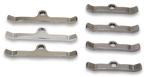 Valve Cover Moroso Hold Downs, Big Block Chevy, BBC in Chrome