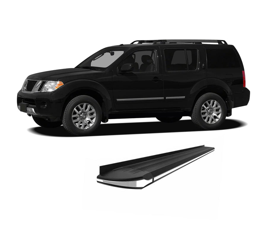 Exceed Black Horse Running Boards Compatible with 2005-2012 Nissan Pathfinder-EX-NIPA