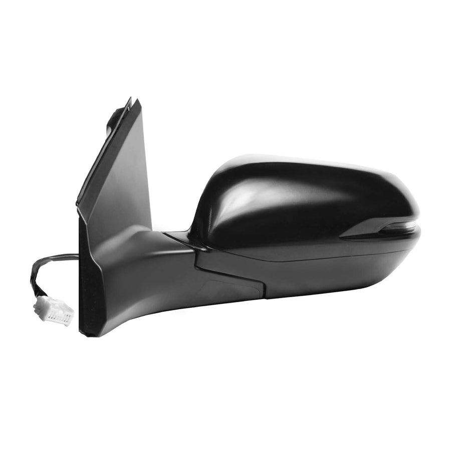 Mirror Driver Side for HONDA CR-V, (textured black w/PTM cover, w/turn signal, foldaway), w/o camera, w/o Aspherical lens, HP
