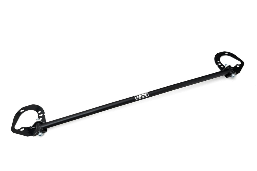 Front Strut Bar HPS Black Tower Brace Compatible for 2002-2006 BMW M3 330ci 325ci 325xi 325i 2002-2005 330xi 330i E46, 42-103WB