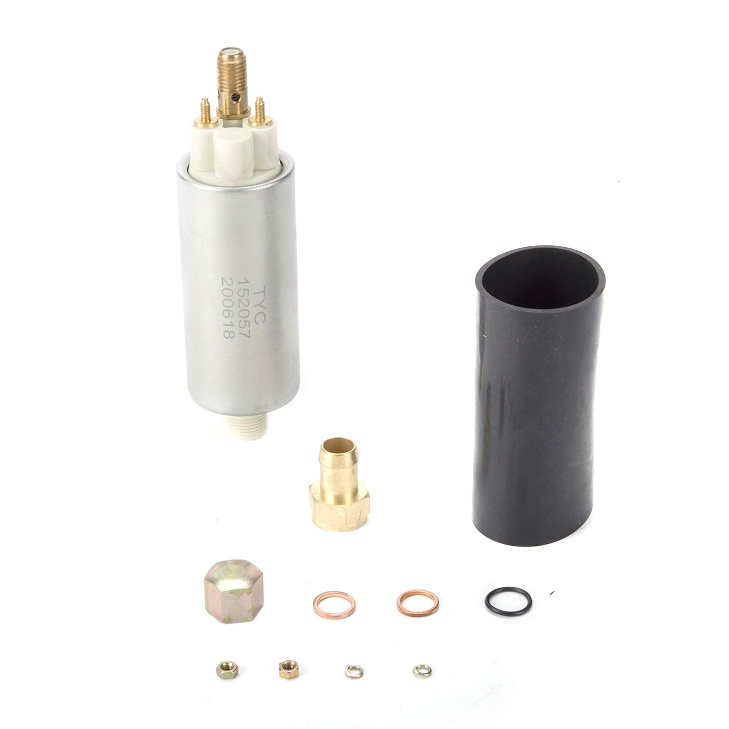Electric Fuel Pump TYC 152057-A Compatible with 1994-1996 Mercedes Benz C-Class 2.2L 2.4L L4 L6
