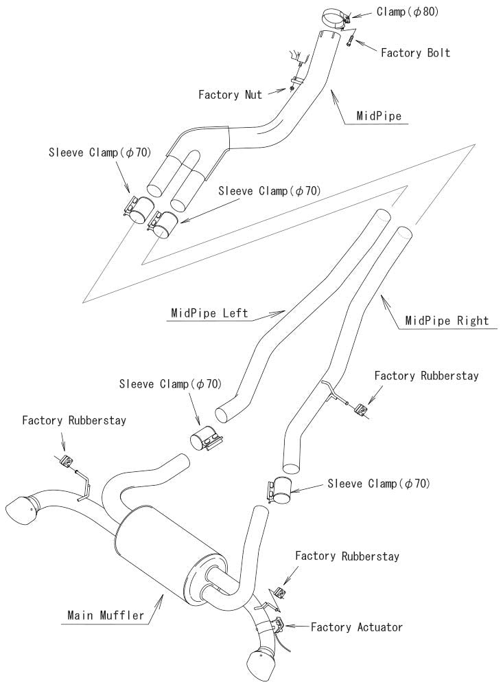 SUPER HKS TURBO MUFFLER GR SUPRA DB42 B58