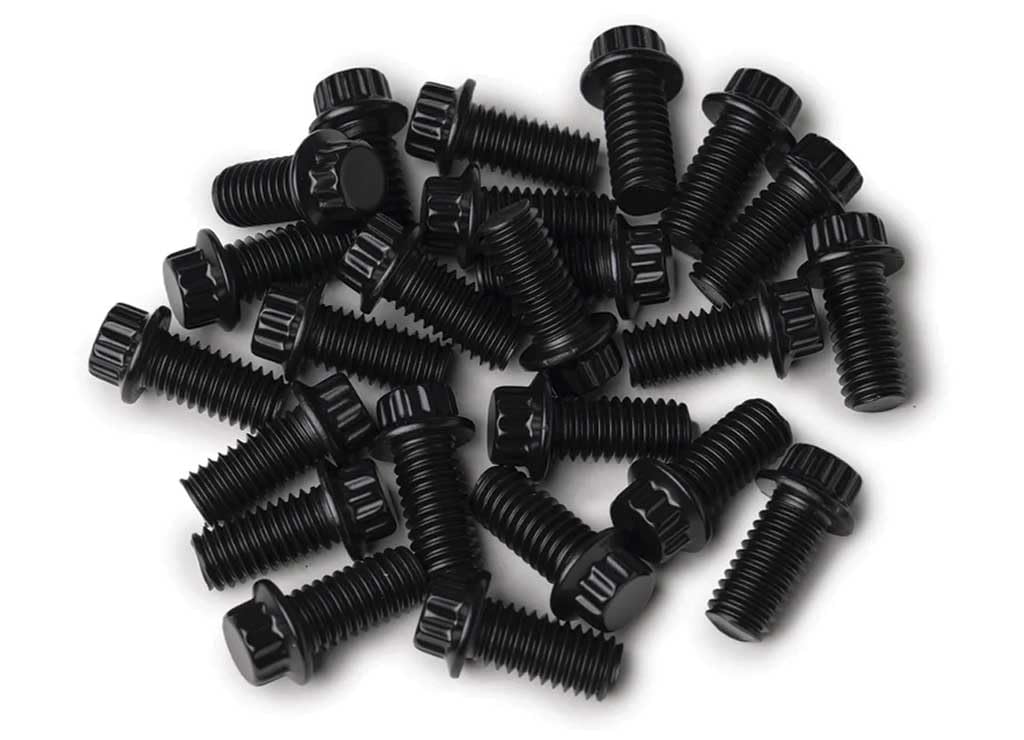 Method Race Wheels - 12 Point Lip Bolt, Black, 3/8-16x0.59, KIT