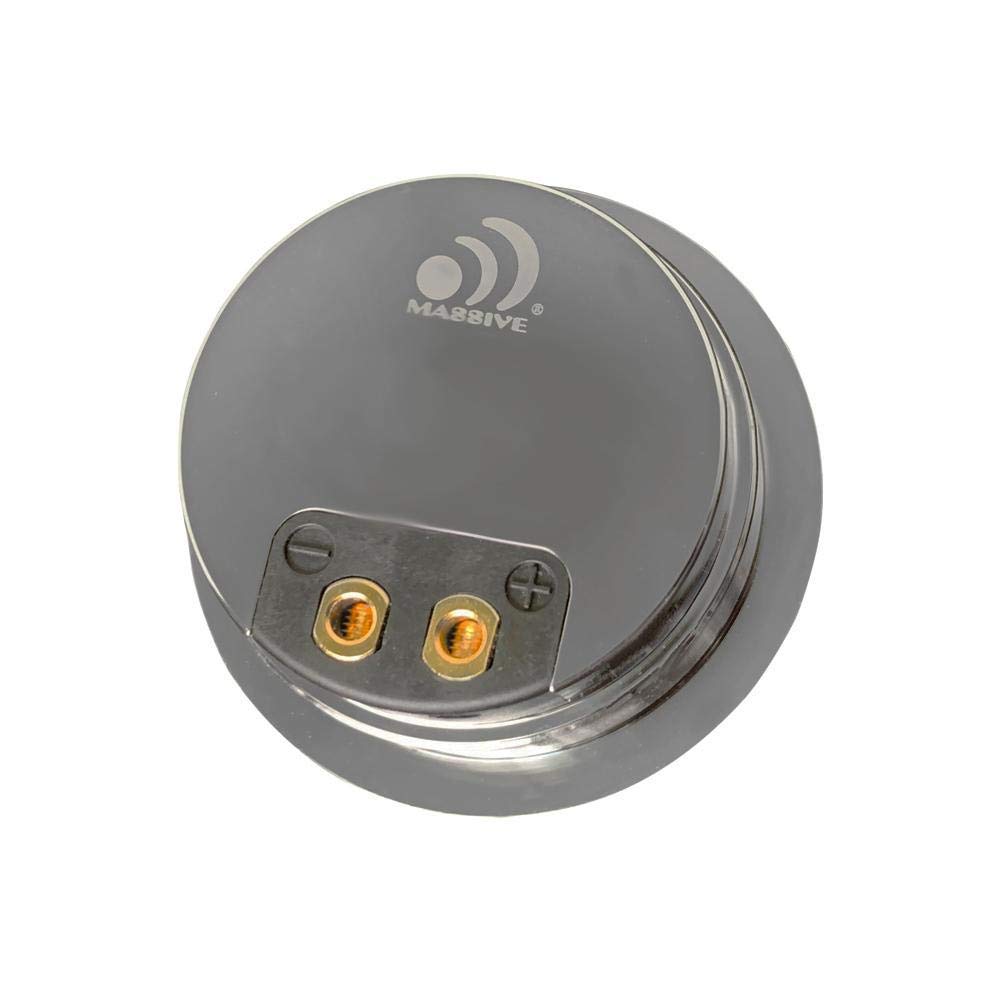 Pair of Massive Audio 100W RMS 4 Ohm 25mm Silk Dome Chrome Tweeters